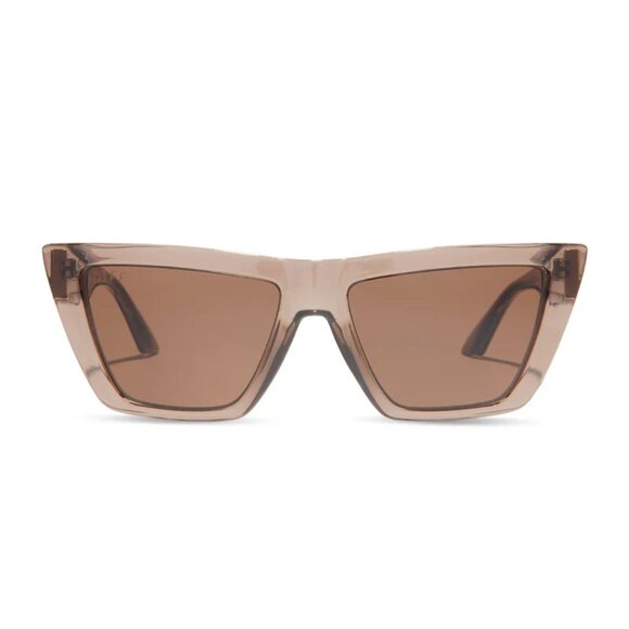 Diff Eyewear Accessories - Winona Milky Tan Brown Sunglasses